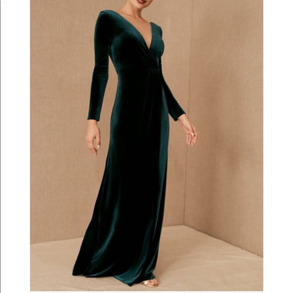 BHLDN Dresses & Skirts - BHLDN Jenny Yoo Ryland Velvet Maxi Dress